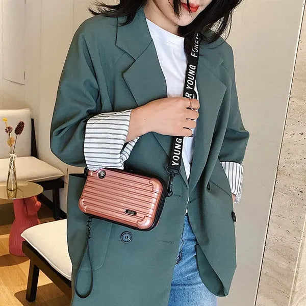 Mini Suitcase Crossbody Bag