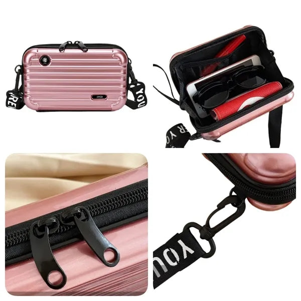 Mini Suitcase Crossbody Bag