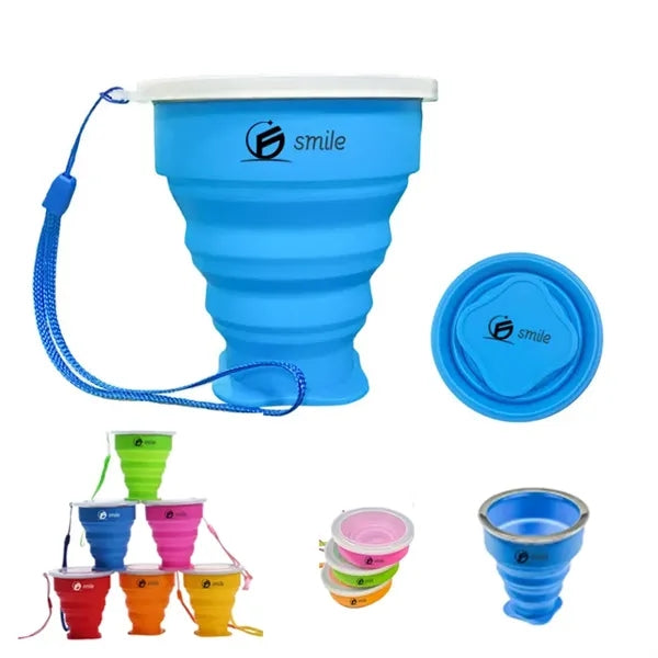 6OZ Collapsible Silicone Water Bottles