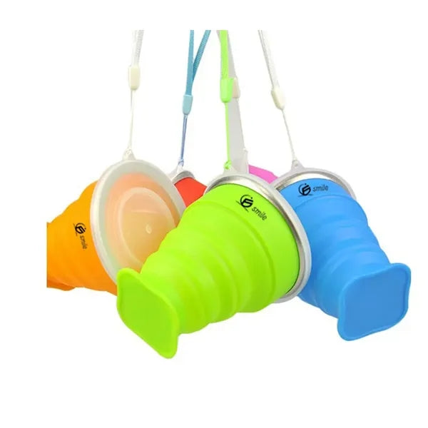 6OZ Collapsible Silicone Water Bottles