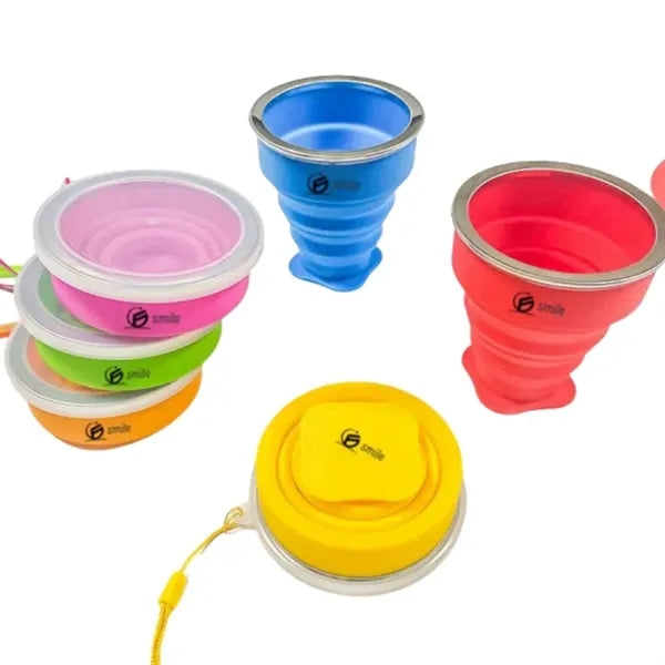 6OZ Collapsible Silicone Water Bottles