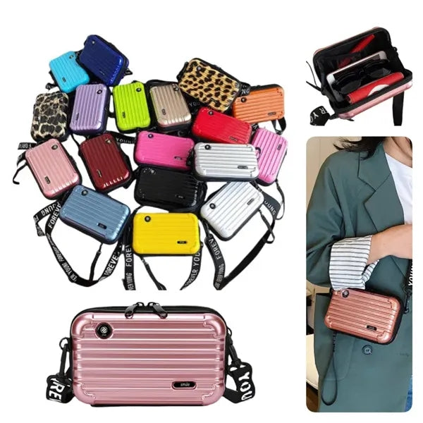 Mini Suitcase Crossbody Bag
