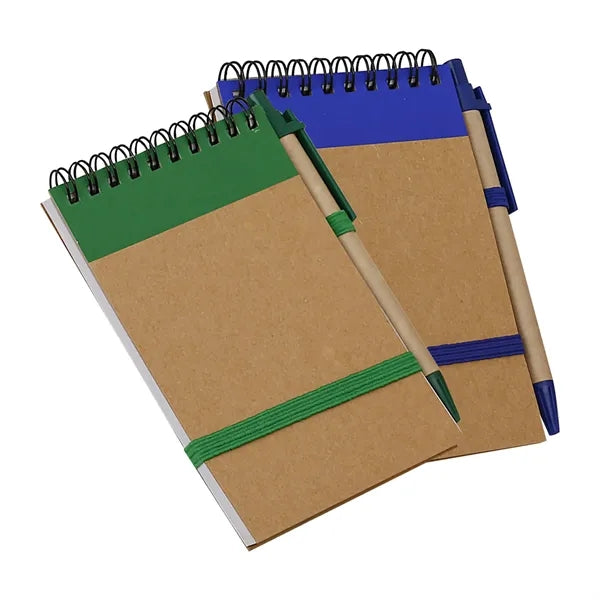 Pocket Kraft Spiral Notebook Kit