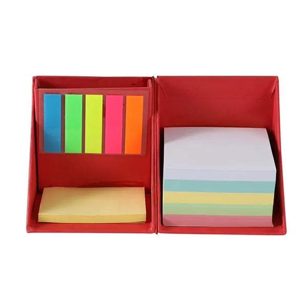 Sticky Notes Cube Box With Pen Holder