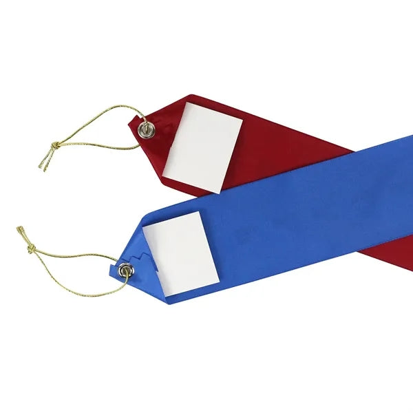 2"x6" Sublimated Polyester Award Ribbons
