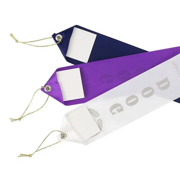 2"x6" Sublimated Polyester Award Ribbons