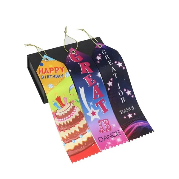 2"x6" Sublimated Polyester Award Ribbons