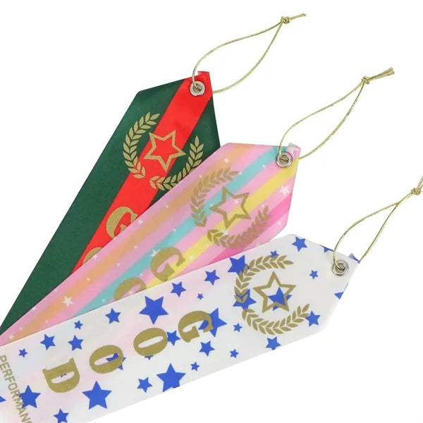 2"x6" Sublimated Polyester Award Ribbons