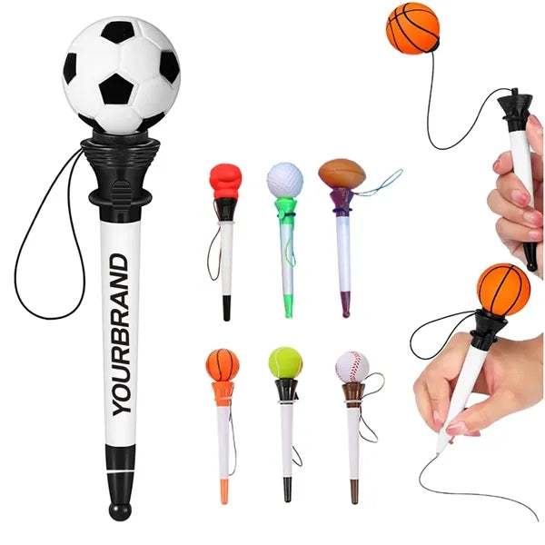 Sports Ball Spring Pen