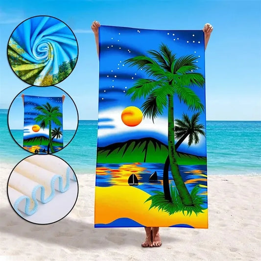 400GSM Microfiber Quick Dry Sublimated Beach Towel