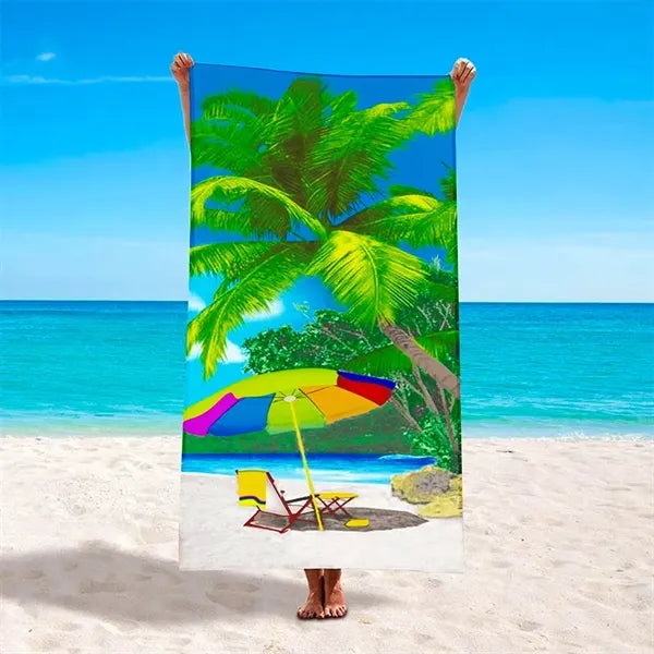 400GSM Microfiber Quick Dry Sublimated Beach Towel