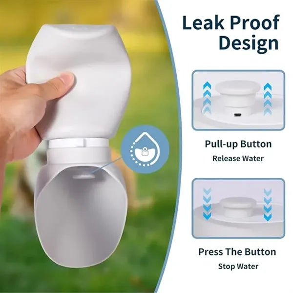 19oz Silicone Pet Water Bottle