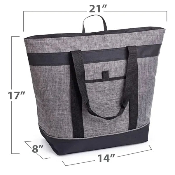 Foldable Jumbo Insulated Cooler Tote