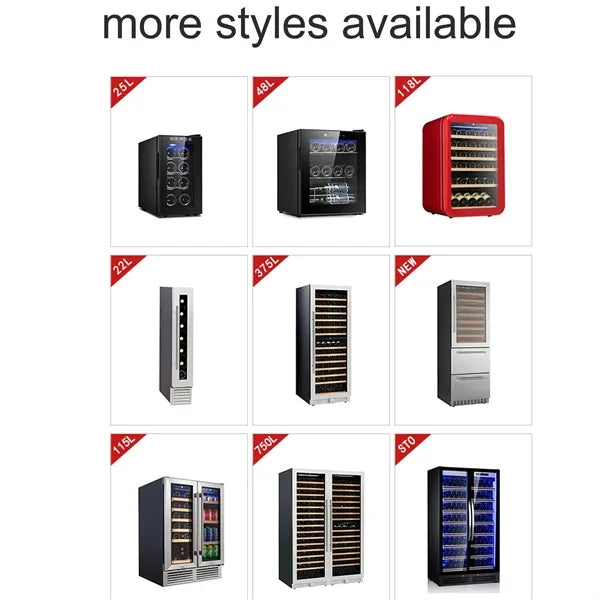 Wine Cooler Refrigerator for 7-9 Bottles