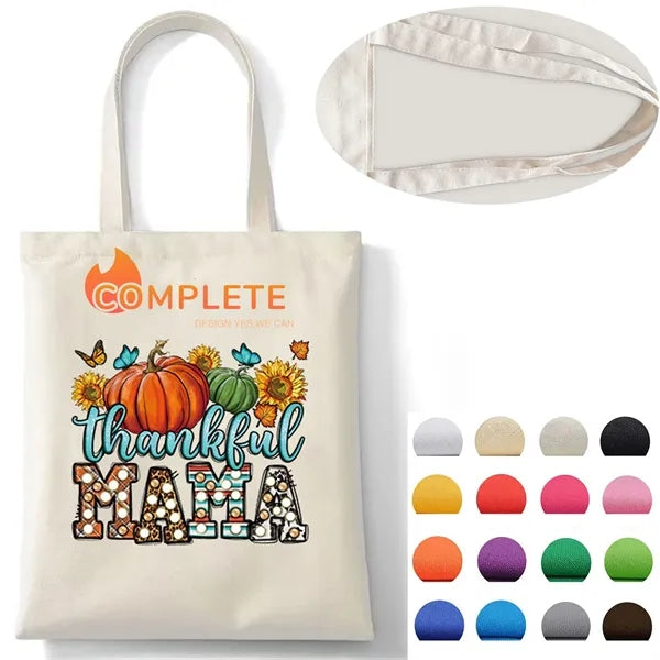 Thanksgiving Fall Harvest Canvas Tote Bags
