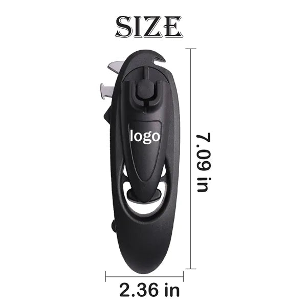 Multifunctional Can Opener Eight in one Hand Cranked