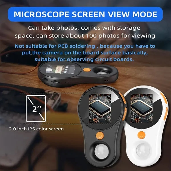 500x Magnification 200w Pixel Macro Microscope