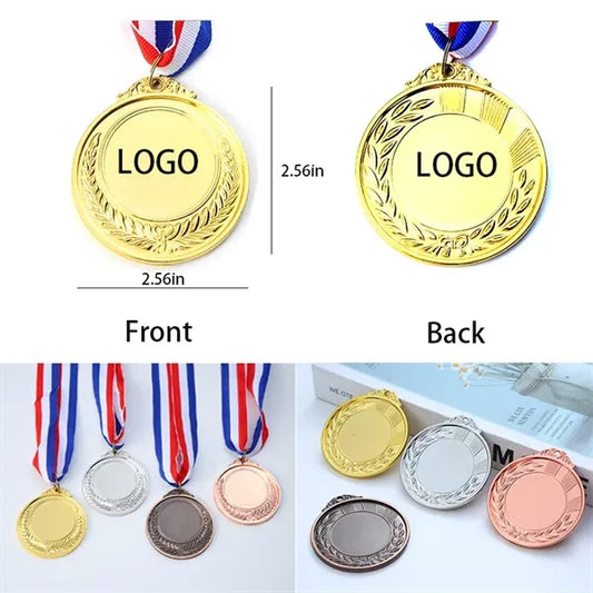 2.56" Metal Award Medal with Lanyard