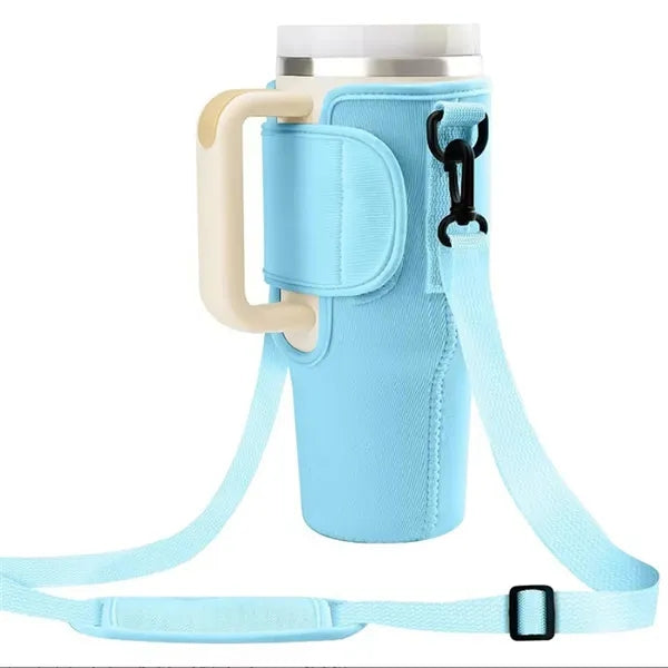 40oz Water Bottle Carrier Sleeve with Adjustable Strap