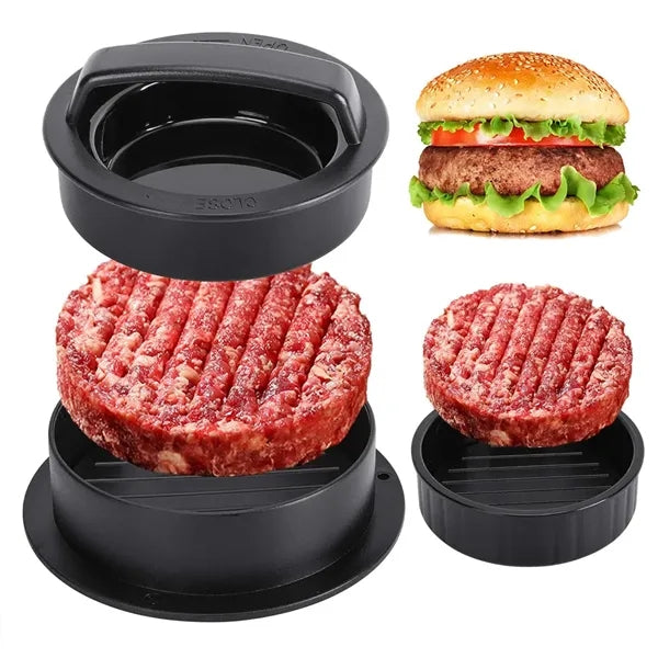 3 in 1 Hamburger Press Patty Maker