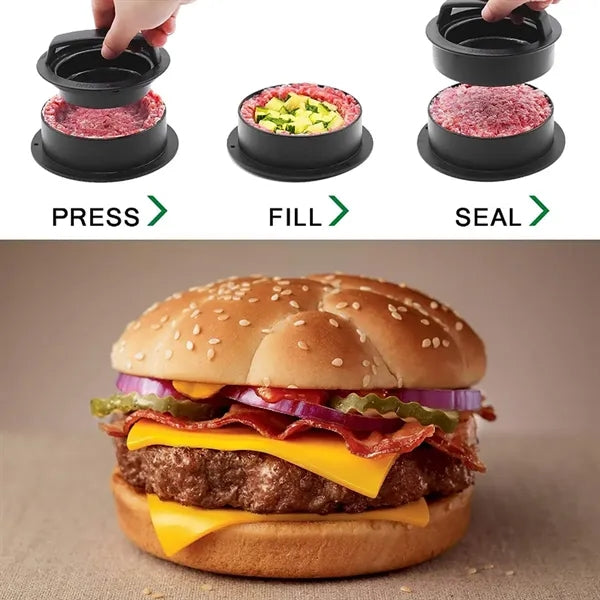 3 in 1 Hamburger Press Patty Maker