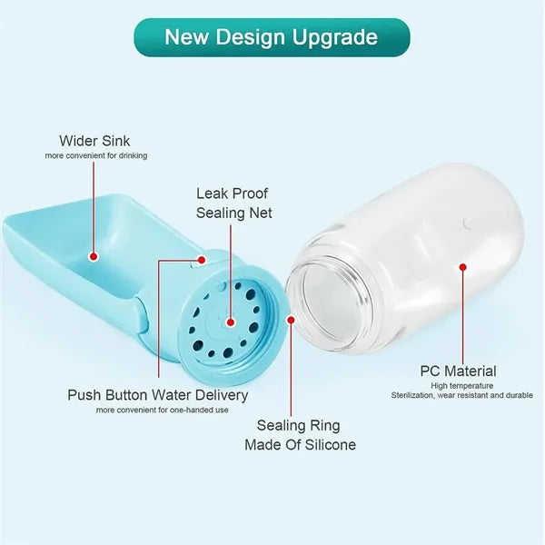 19 OZ Portable Dog Water Bottle