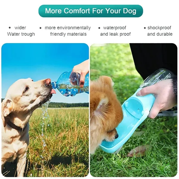 19 OZ Portable Dog Water Bottle