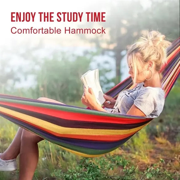 Double 2 Person Canvas Camp Hammock