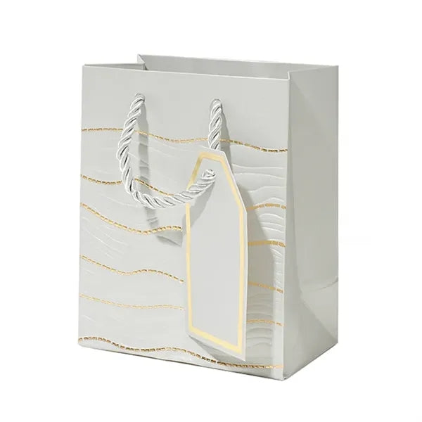 Business Wave Pattern Gift Jewelry Paper Bag
