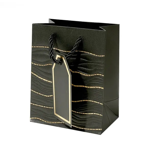 Business Wave Pattern Gift Jewelry Paper Bag