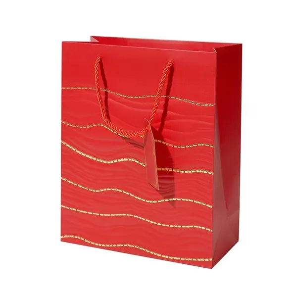 Business Wave Pattern Gift Jewelry Paper Bag