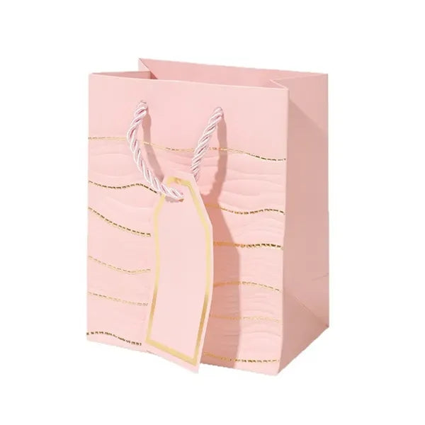 Business Wave Pattern Gift Jewelry Paper Bag