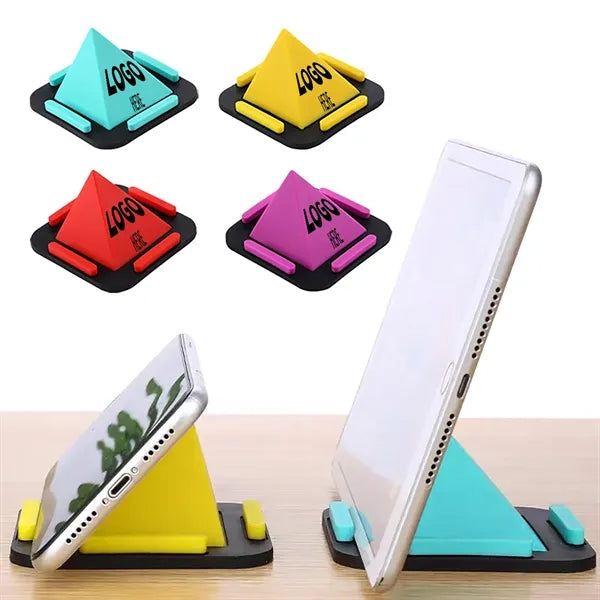 Pyramid Shaped Silicone Desktop Phone Holder