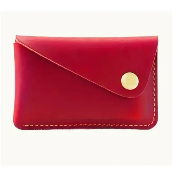 Slim Credit Card Case Holder Compact Leather Wallet