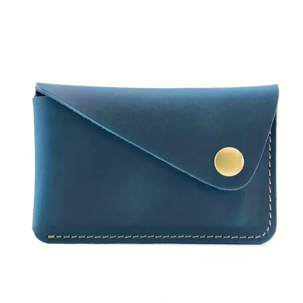 Slim Credit Card Case Holder Compact Leather Wallet