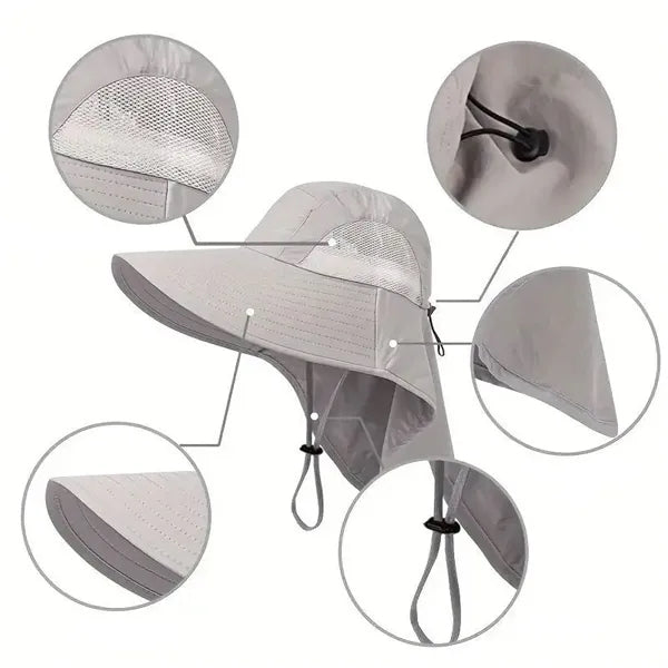 Sun Visor Hat Men Adults Outdoor Adjustable Sports Headwear