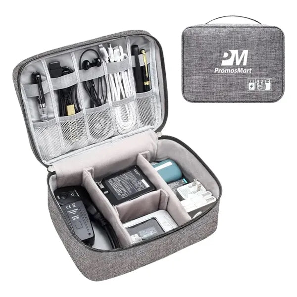 Portable Electronics Organizer Travel Cable Organizer Bag