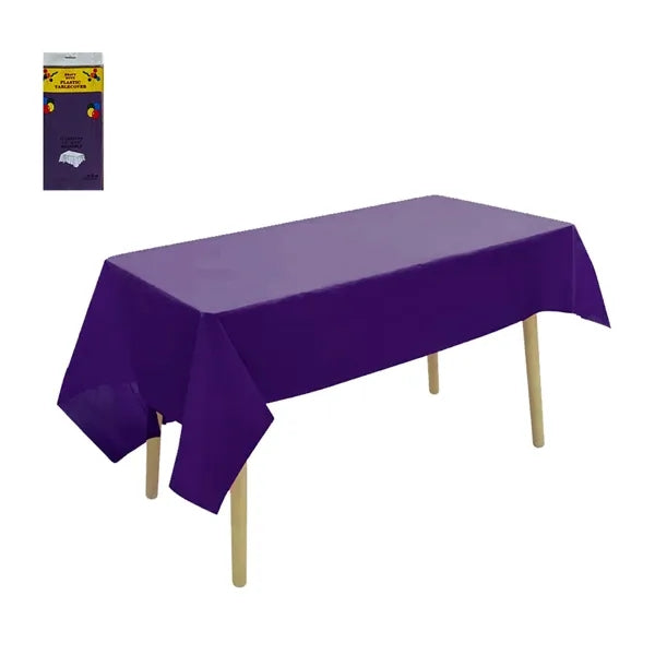 Solid Disposable Rectangular Tablecloth