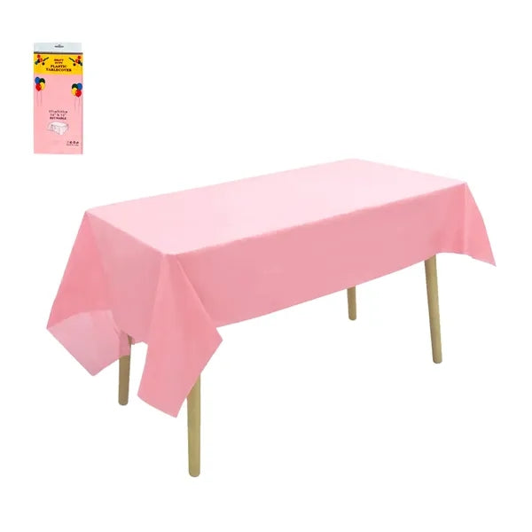 Solid Disposable Rectangular Tablecloth