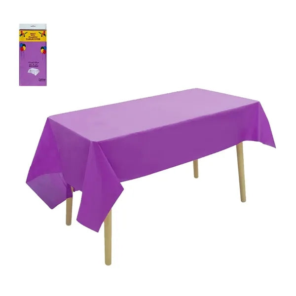 Solid Disposable Rectangular Tablecloth