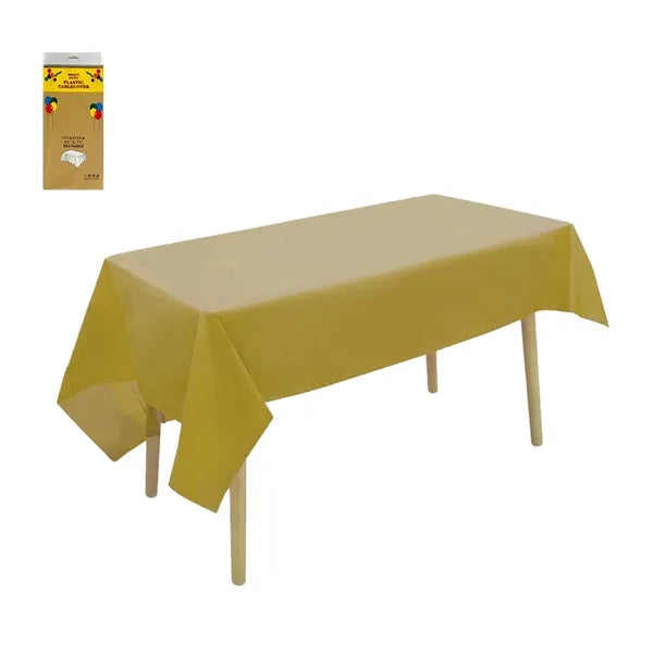 Solid Disposable Rectangular Tablecloth