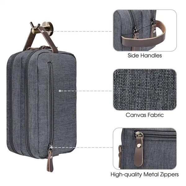 Toiletry Travel Bag for Men Waterproof Travel Cosmetic Bag w