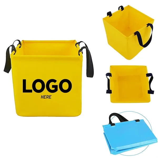 Collapsible Portable Storage Bucket Container