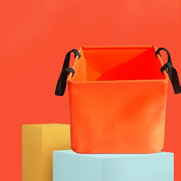 Collapsible Portable Storage Bucket Container