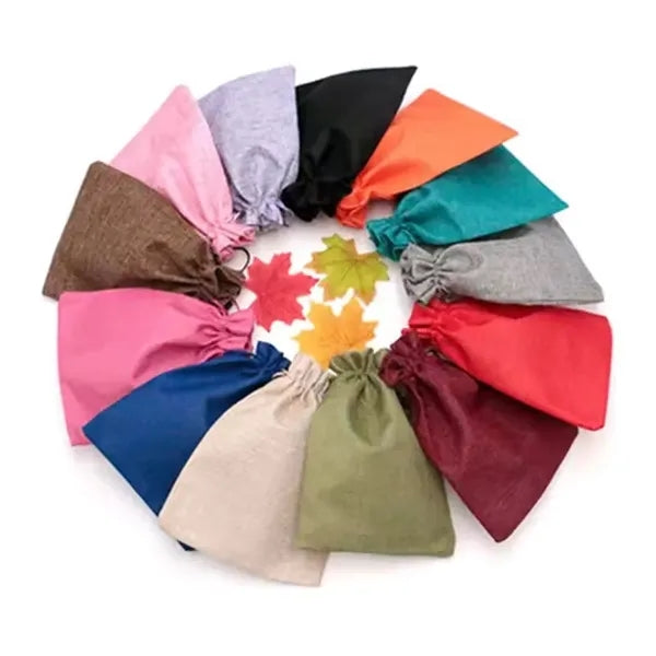Medium Natural Burlap Pouches