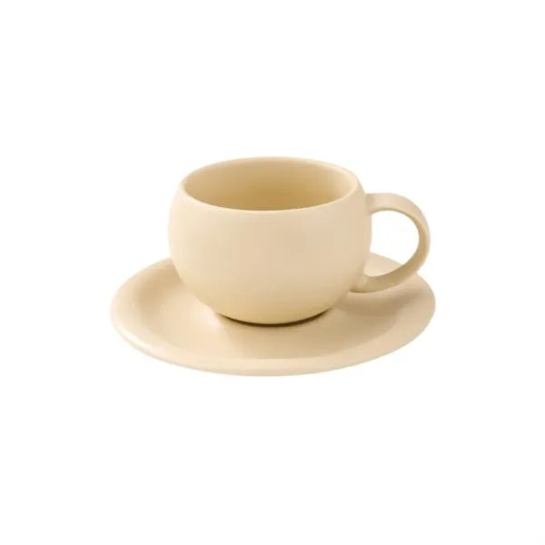 10 Oz. Ceramic Coffee Cup with Saucer