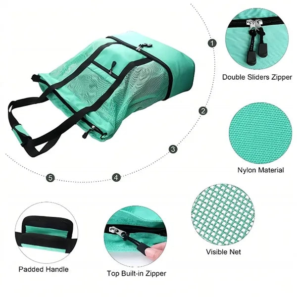 Extra Large Beach Tote Swimming Bag Pool Picnic Camping