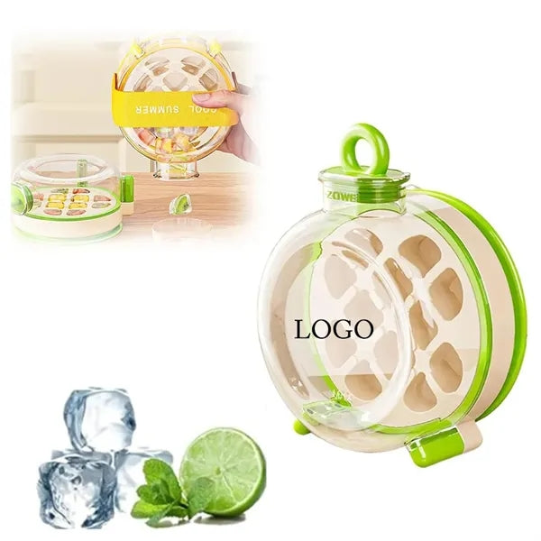2 in 1 Water Bottle Ice Cube Tray
