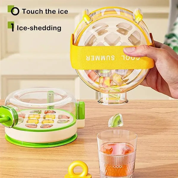 2 in 1 Water Bottle Ice Cube Tray