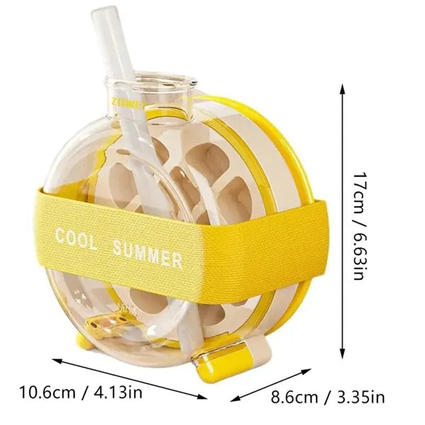 2 in 1 Water Bottle Ice Cube Tray